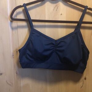 Navy blue sports/yoga bra-large